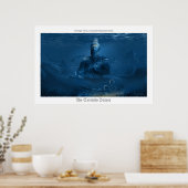 De sereniteitspriyer of de Tranquiliteitshomitatie Poster (Keuken)