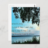 De Serenity Prayer Briefkaart (Voorkant / Achterkant)