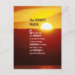De Serenity Prayer Briefkaart