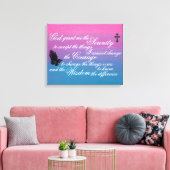De Serenity Prayer Canvas Afdruk (Insitu (Woonkamer))