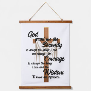 De Serenity Prayer Hangend Wandkleed