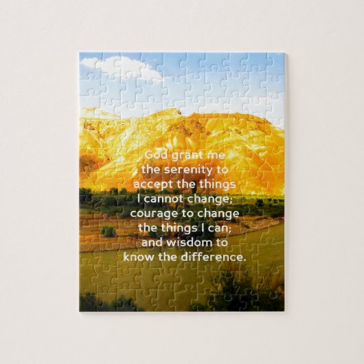 De Serenity Prayer Legpuzzel (Verticaal)