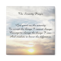 De Serenity Prayer magneet