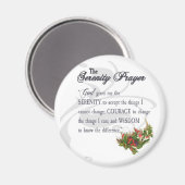De Serenity Prayer Magnet Magneet (Voorkant / Achterkant)
