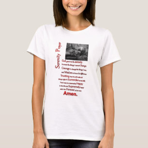 De Serenity Prayer Red Hammer T-shirt