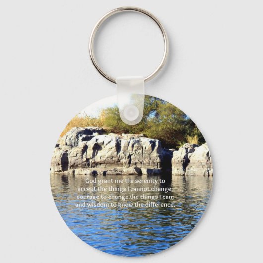 De Serenity Prayer Sleutelhanger (Voorkant)