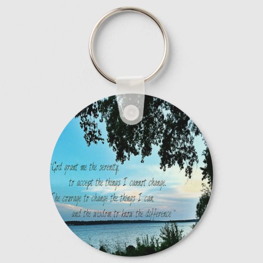 De Serenity Prayer Sleutelhanger (Voorkant)