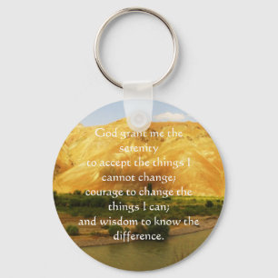 De Serenity Prayer Sleutelhanger