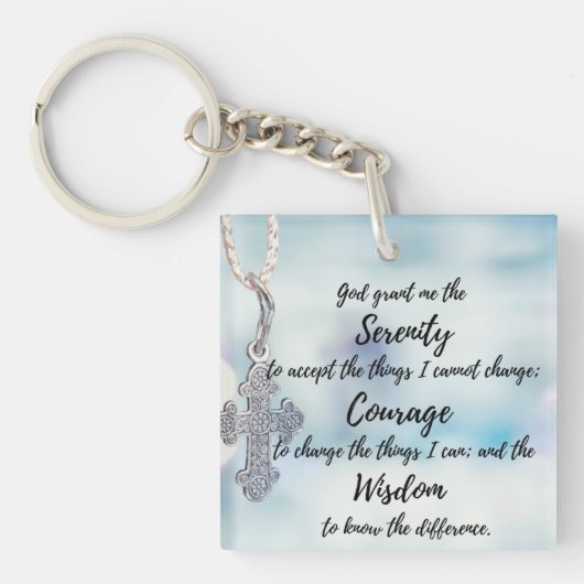 De Serenity Prayer Sleutelhanger (Voorkant)