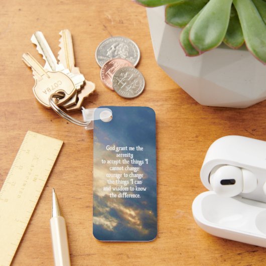 De Serenity Prayer Sleutelhanger (Bureau)