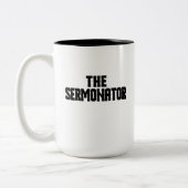 De sermonator-Mok Tweekleurige Koffiemok (Links)