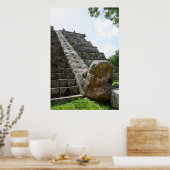 De Serpent, Chichen Ixta, Mayan Ruins, Mexico Poster (Keuken)