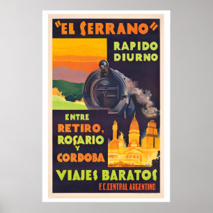 De Serrano Retreat Rosario en Cordoba Argentinië Poster