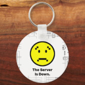 De server is omlaag sleutelhanger (Achterkant)