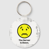 De server is omlaag sleutelhanger (Achterkant)