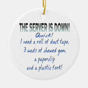De server is onderaan Ornament