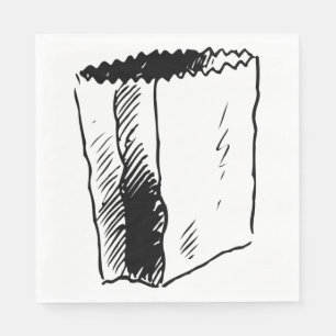 De Servetten van het Document van de Tekening van