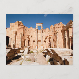 De Severus Basiliek, Leptis Magna, Al Khums 2 Briefkaart