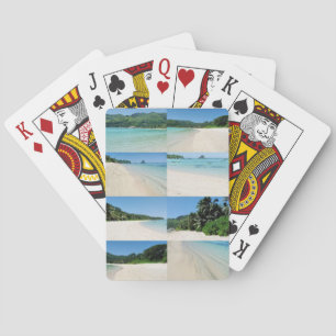 De Seychellen zijn het echte paradijs! Speelkaarte Pokerkaarten