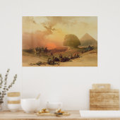 De sfinx bij Giza Poster (Keuken)