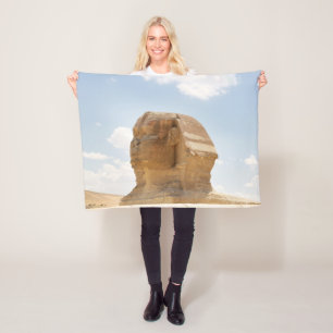 De sfinx fleece deken