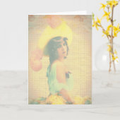 De Shady Lady Kaart (Gele Bloem)