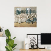 De Shakers in de buurt van Libanon Poster (Thuiskantoor)