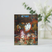 De Shalott-dame van Pre-Raphaelite William Hunt Briefkaart (Staand voorkant)
