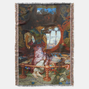 De Shalott-dame van Pre-Raphaelite William Hunt Deken