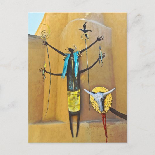 De Shaman Briefkaart (Voorkant)