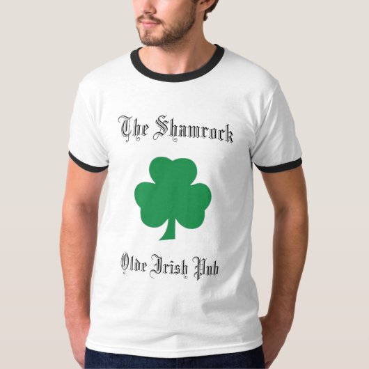 De shamrock Olde Irish Pub T-shirt (Voorkant)