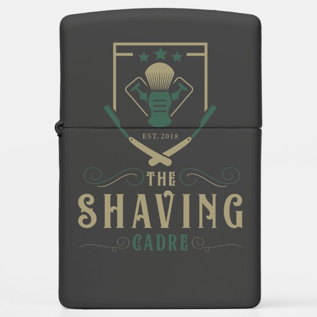 De Shave Cadre Zippo (Voorkant)