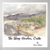 De Sheep Herder, Kreta... Poster (Voorkant)