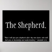 De Shepherd Poster (Voorkant)