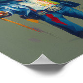 De sheriff Meowdy, Cowboy Cat Sheriff Poster (Hoek)