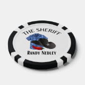 De sheriff poker chips (Enkel)