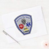 De Shield sticker overleven (Envelop)