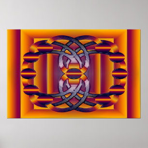 de Shining Molecule Poster