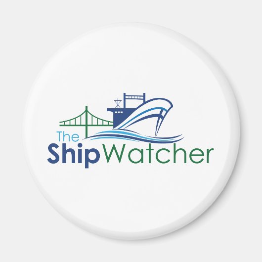 De Ship Watcher Magent Magneet (Voorkant)