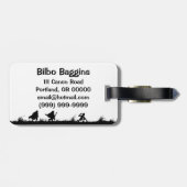 DE SHIRE™ BAGAGELABEL (Achterkant horizontaal)