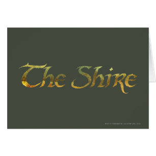 De SHIRE™-naam is getextureerd