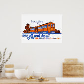 De Shore Fast Line Trolley Service Poster (Keuken)