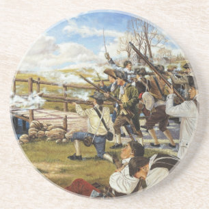 De Shot Heard 'Rond de Wereld Domenick D'Andrea Zandsteen Onderzetter