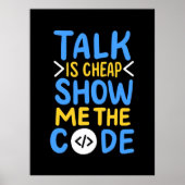 De Show van de programmeur me de Code Poster (Voorkant)