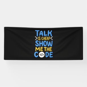 De Show van de programmeur me de Code Spandoek