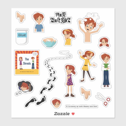 De Shreds Sticker Sheet (Vel)