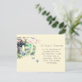 De Sialia van Pasen in Eastertide Feestdagenkaart (Staand voorkant)