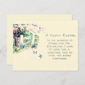 De Sialia van Pasen in Eastertide Feestdagenkaart (Voorkant / Achterkant)