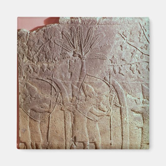 De Siege van Alammu door het leger van Sennacherib Magneet (Voorkant)