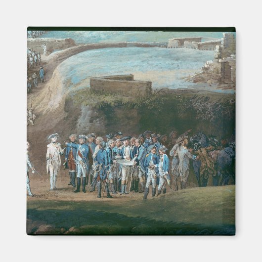 De Siege van Yorktown Magneet (Voorkant)